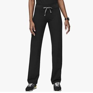 FIGS Livingston Basic Scrub Pants for Women — Yoga Waistband, 2 Pockets,
